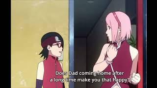 Sasuke , Sakura, sarada .funny family moments