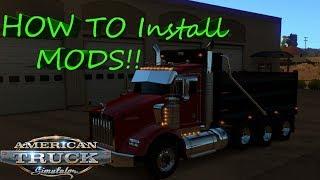 HOW TO Install Mods on American Truck Simulator In 2 Ways!! Easy and Quick!