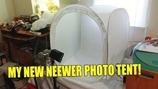 My New 32 x 32 Neewer Photo Tent Box For Product Photography! 