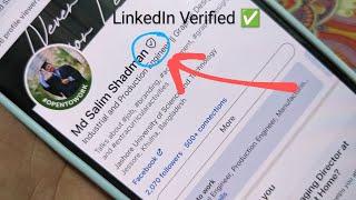 How to verify your LinkedIn Profile for free!