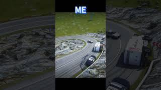 Family mountain road driving style 2 #shorts #gta5 #family #automobile #fivem #drift