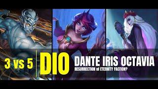 3vs5 | Dante Iris Octa vs META 5 heroes | Hero Wars Alliance