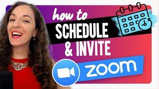 How to Schedule a Zoom Meeting and Invite Someone 2022