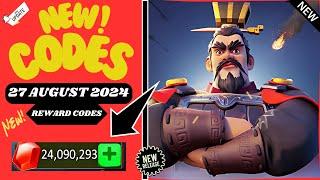  UPDATE RISE OF KINGDOMS CODES 27-AUGUST 2024 - RISE OF KINGDOMS REDEEM CODES 2024 - CODE ROK