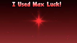 I Used Max Luck In Sol's RNG And This Happened...