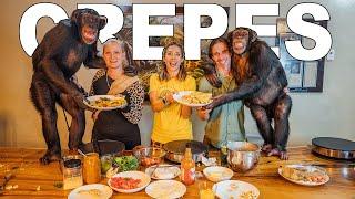 Making Crepes with the Chimps | Myrtle Beach Safari