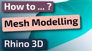 Rhino 3D - Mesh Modelling