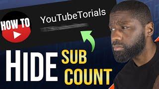 How to HIDE SUBSCRIBER COUNT on YouTube 2022 | Hide YouTube subscribers