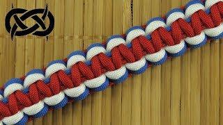 How to weave the Tri-Color Solomon Paracord Bracelet