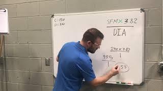 Finding the spindle speed for a lathe