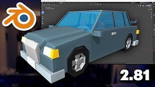 Low Poly Car in Blender 2 81