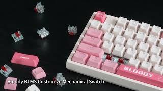 S87 RGB Mechanical Keyboard - Energy Pink: Play with Precision and Flair