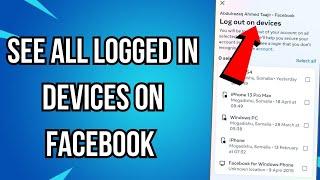 How To See All Facebook Logged In Devices