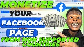 How To Monetize Your Facebook Page From INELIGIBLE Countries-(Make Money online)