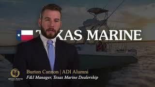 Testimonial by a Texas Marine: Automotive Dealership Institute - F&I Finance Manager Training School