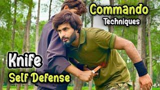 Best Self Defense Technique Against Knife Attack | How to Defend Yourself | Commando Tricks