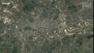 Google Timelapse: London, UK