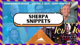 Happy New Year: 2024 Domain Highlights & 2025 Predictions | Sherpa Snippets