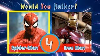 Would you Rather? SuperHero Edition | Super Power Workout | Brain Break | PhonicsMan Fitness