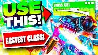 *MAX ADS SPEED* "SWISS K31" Sniping Class On Black Ops Cold War (Fastest Swiss K31 Class Setup)