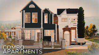 COMBO APARTMENTS | Colorful Units | The Sims 4: CC Build