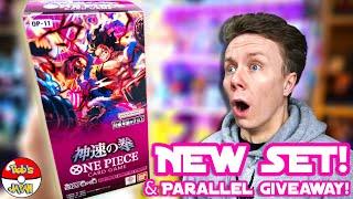  OP-11 One Piece Card Game Box Opening! Rare Parallel Pull & Giveaway! 