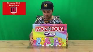 Ep 383 - Limited Edition Care Bears Unlock The Magic 2020 Monopoly Unboxing