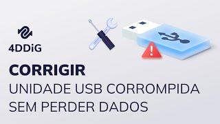 Como corrigir uma unidade USB corrompida sem perda de dados? 5 soluções aqui! 2023