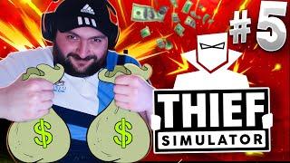 Լիքը փող գողացա հարուստի տնիցThief Simulator #5