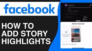 How To Add Story Highlights On Facebook - Easy Tutorial