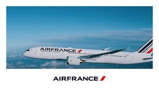 In-flight images of the Air France Boeing 787 Dreamliner