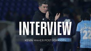 Interview: Kevin Maher's York reaction