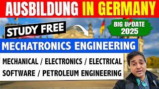 Zero Fees in Ausbildung Germany | MACHATRONICS ENGINEERING | Mechanical/Electronics/Electrical 2025