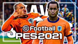 Face tutorial + stats XAVI SIMONS (UPDATE 2024) | PES 2021