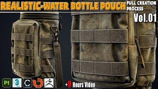 Water Bottle Pouch Full Creation Process Video Tutorial