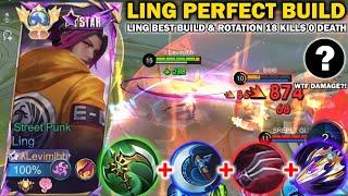 GLOBAL LING BEST BUILD & ROTATION 2024!! | TUTORIAL HOW TO GET WINSTREAK USING LING IN 2024 - MLBB