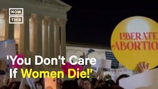 Protesters Rally Outside Supreme Court After Roe v. Wade Leak