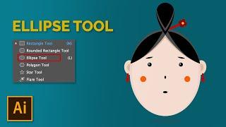 Drawing Japanese Doll with The Ellipse Tool – Adobe Illustrator Tutorial