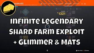 Infinite Legendary Shards Exploit Plus Inf. Glimmer And Gunsmith Materials - Guardian Games Glitch