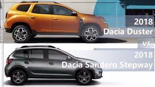 2018 Dacia Duster vs 2018 Dacia Sandero Stepway (technical comparison)