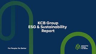 KCB GROUP - ESG & Sustainability Report launch