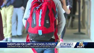 Cincinnati Public Schools' parents ask for clarity on school closures, district responds after sn...