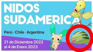 Nidos Pokémon Go Área Sudamérica | Migración Pokemon Go #179 | 21 de Dic 2022 al 4 de Ene 23