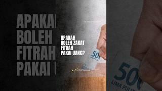 Apakah Boleh Zakat Fitrah dengan Uang? | Ustadz Khalid Basalamah