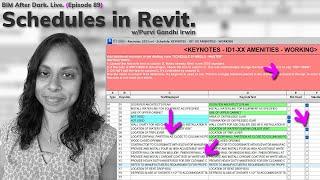 Revit Schedules Tips and Tricks (w/Purvi Gandhi Irwin)