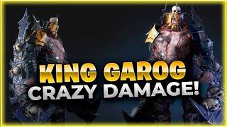 HUGE NUKES! King Garog Is An Awesome Damage Dealer! Raid: Shadow Legends [Test Server]