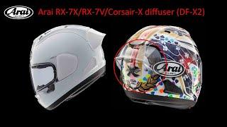 Arai RX-7X/RX-7V/Corsair-X rear Diffuser option