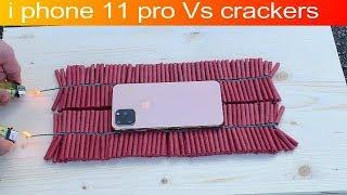 i phone 11 pro VS crackers  Mr Crazy Experimenter