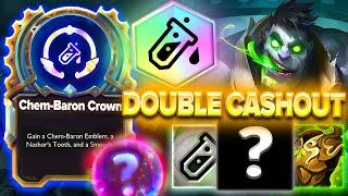 INSANE Double Chem-Baron Cashout Game!!! | Teamfight Tactics Set 13