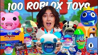 UNBOXING 100 *ROBLOX MYSTERY* TOYS!!  *RARE FINDS*